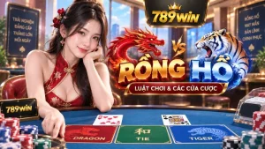 Bàn Rồng Hổ 789WIN với cửa Dragon và Tiger